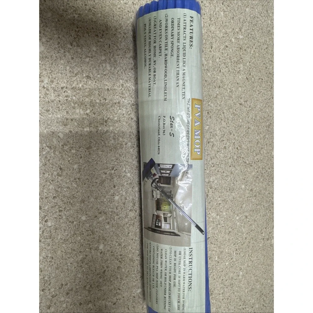 PVA Roller Sponge Mop Replacement Head New in Package